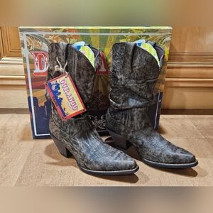 NEW Durango Women's 7.5 M Distressed BROWN Slouch Western Cowboy Boot 2017